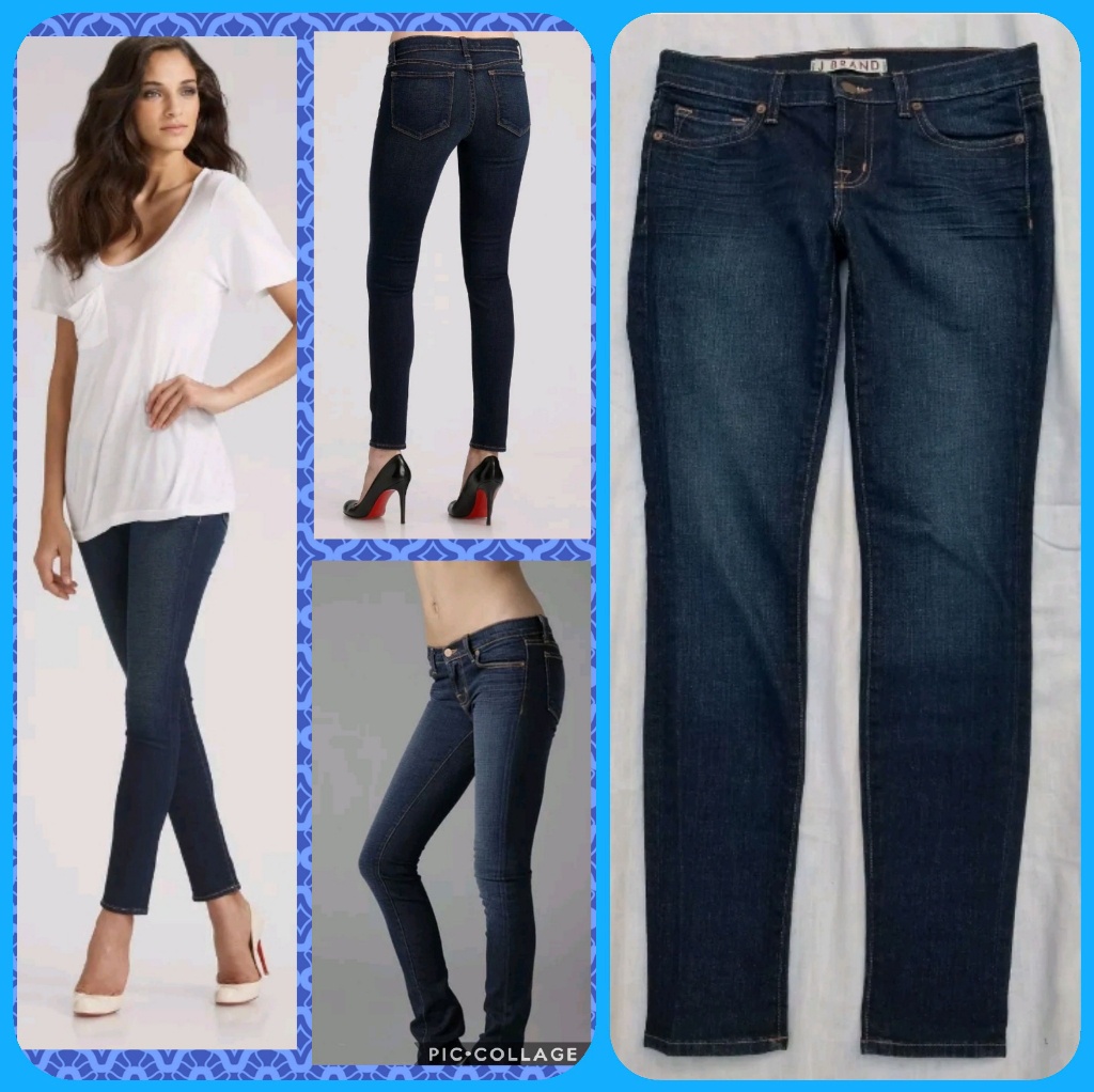 J Brand 910 The Skinny Jeans Dark Vintage Wash